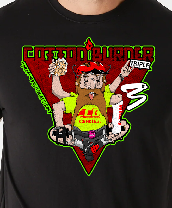 Cotton Burner 3 (2018) - organic cotton t-shirt