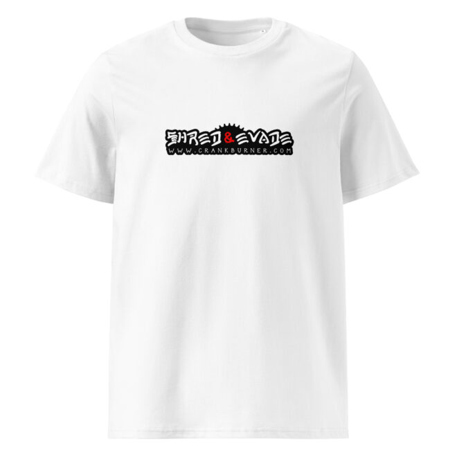 Shred and Evade organic tee shirt