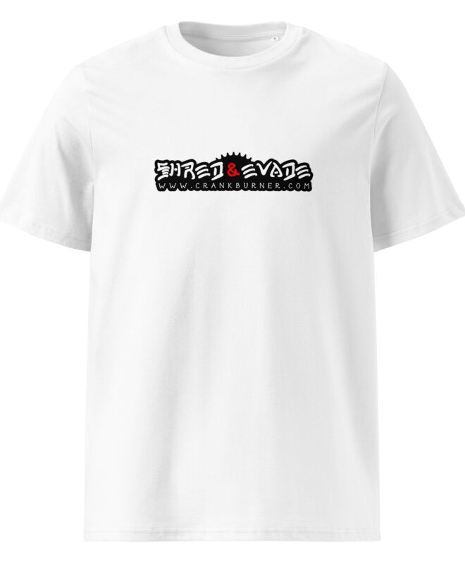 Shred and Evade organic tee shirt
