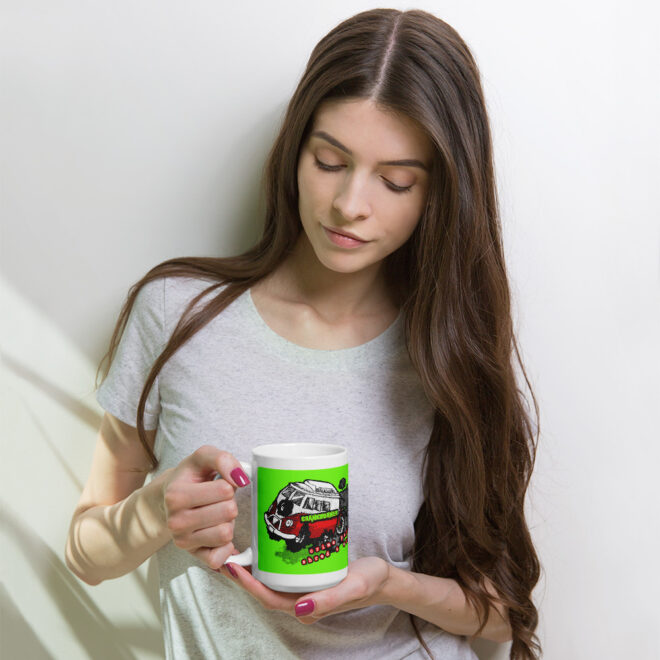 Crankburner Splitty Mug - Green