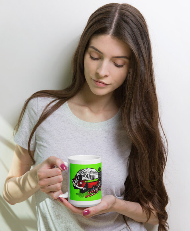 Crankburner Splitty Mug - Green